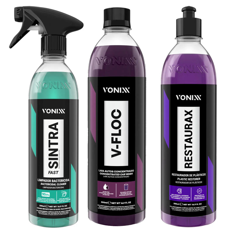 Kit Lavagem e Restauração de Plásticos